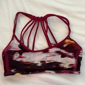 lululemon Patterned Sports Bra Size 6